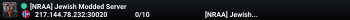 [NRAA] Jewish Modded Server