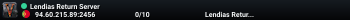 Lendias Return Server