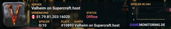 Valheim on Supercraft.host