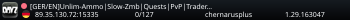 [GER/EN]Unlim-Ammo|Slow-Zmb|Quests|PvP|Trader|Beginner Chernaru