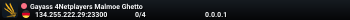 Gayass 4Netplayers Malmoe Ghetto