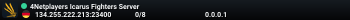 4Netplayers Icarus Fighters Server