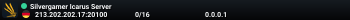 Silvergamer Icarus Server
