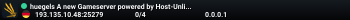 huegels A new Gameserver powered by Host-Unlimited.de