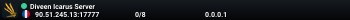 Diveen Icarus Server