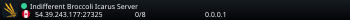 Indifferent Broccoli Icarus Server