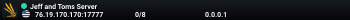 Jeff and Toms Server