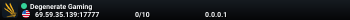 Degenerate Gaming