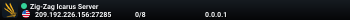 Zig-Zag Icarus Server