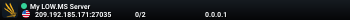 My LOW.MS Server