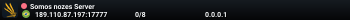 Somos nozes Server