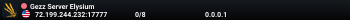 Gezz Server Elysium