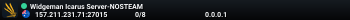 Widgeman Icarus Server-NOSTEAM