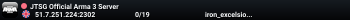 JTSG Official Arma 3 Server