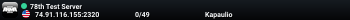 78th Test Server