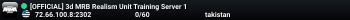 [OFFICIAL] 3d MRB Realism Unit Training Server 1