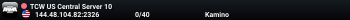 TCW US Central Server 10