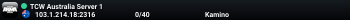 TCW Australia Server 1