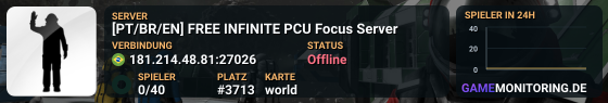 [PT/BR/EN] FREE INFINITE PCU Focus Server