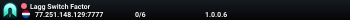Lagg Switch Factor