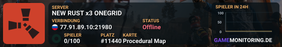 NEW RUST x3 ONEGRID