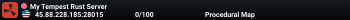 My Tempest Rust Server