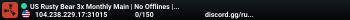 US Rusty Bear 3x Monthly Main | No Offlines | Noob Friendly | L