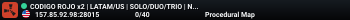 CODIGO ROJO x2 | LATAM/US | SOLO/DUO/TRIO | NO RAID OFF | ACTIV