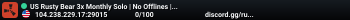 US Rusty Bear 3x Monthly Solo | No Offlines | Noob Friendly | L