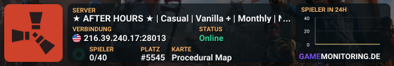 ★ AFTER HOURS ★ | Casual | Vanilla + | Monthly | Noob Frien