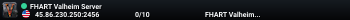 FHART Valheim Server