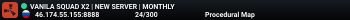 VANILA SQUAD X2 | NEW SERVER | MONTHLY