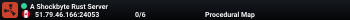 A Shockbyte Rust Server