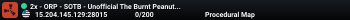 2x - ORP - SOTB - Unofficial The Burnt Peanut Rust Server