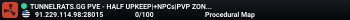 TUNNELRATS.GG PVE - HALF UPKEEP|+NPCs|PVP ZONES|PURGE
