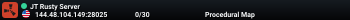 JT Rusty Server