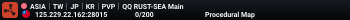 ASIA｜TW｜JP｜KR｜PVP｜QQ RUST-SEA Main