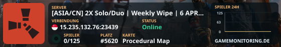 [ASIA/CN] 2X Solo/Duo | Weekly Wipe | 6 APRIL FRESH