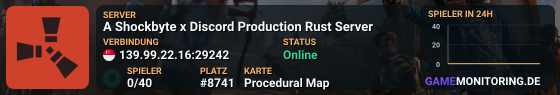 A Shockbyte x Discord Production Rust Server