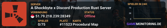A Shockbyte x Discord Production Rust Server