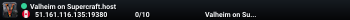 Valheim on Supercraft.host
