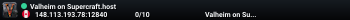 Valheim on Supercraft.host