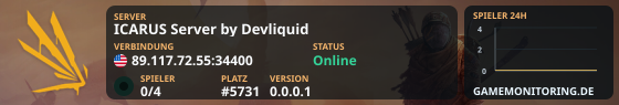 ICARUS Server by Devliquid