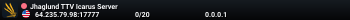 Jhaglund TTV Icarus Server