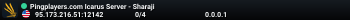 Pingplayers.com Icarus Server - Sharaji