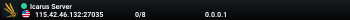 Icarus Server