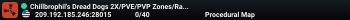 Chillbrophil's Dread Dogs 2X/PVE/PVP Zones/Raidable Bases/Event