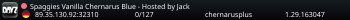 Spaggies Vanilla Chernarus Blue - Hosted by Jack