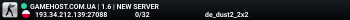 GAMEHOST.COM.UA | 1.6 | NEW SERVER