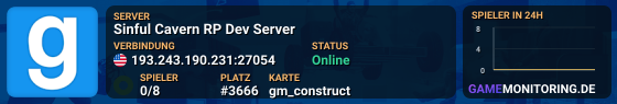 Sinful Cavern RP Dev Server